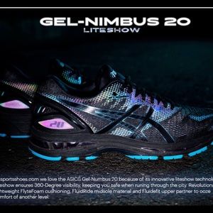 asics gel nimbus 20 lite show